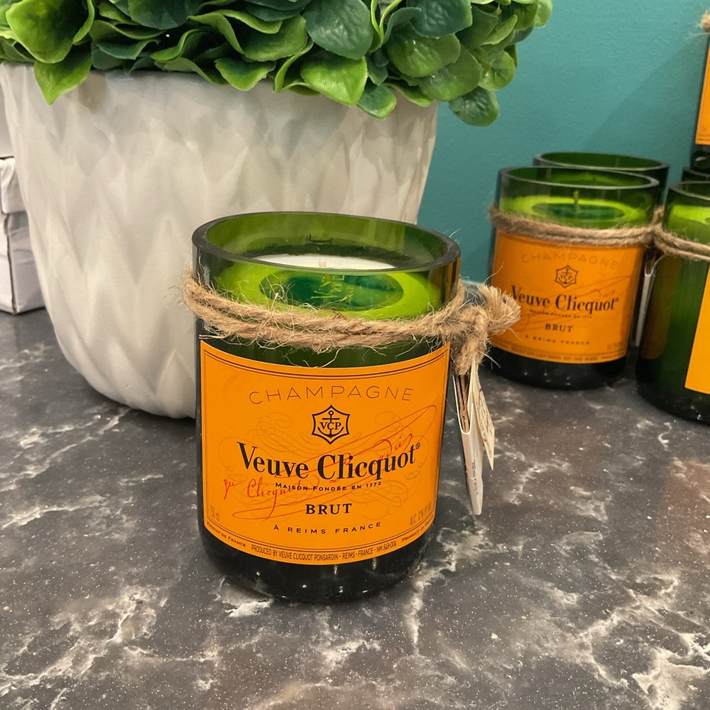 Veuve Clicquot Champagne Candle